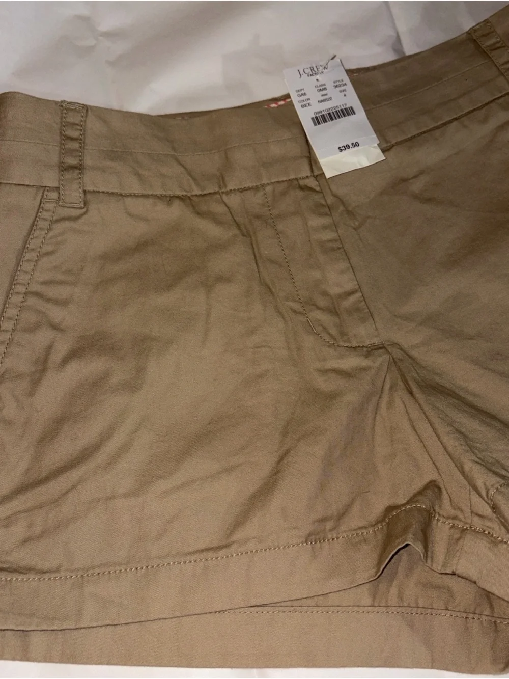 J. Crew Women's size 4 Stretch 100% Cotton Bermuda Shorts brand new with tags